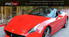 Desktop Screenshot of legacycarrental.com