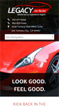 Mobile Screenshot of legacycarrental.com